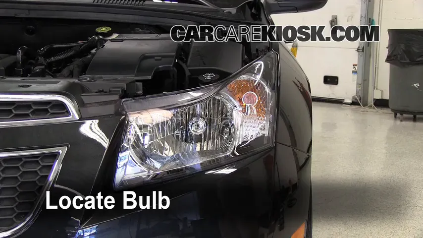 2011 Chevrolet Cruze LT 1.4L 4 Cyl. Turbo Lights Headlight (replace bulb)